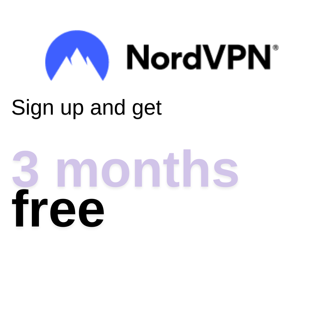 NordVPN 3 months free